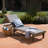 Outdoor Patio Chaise Lounge with Cushion-1028091377-1028091378