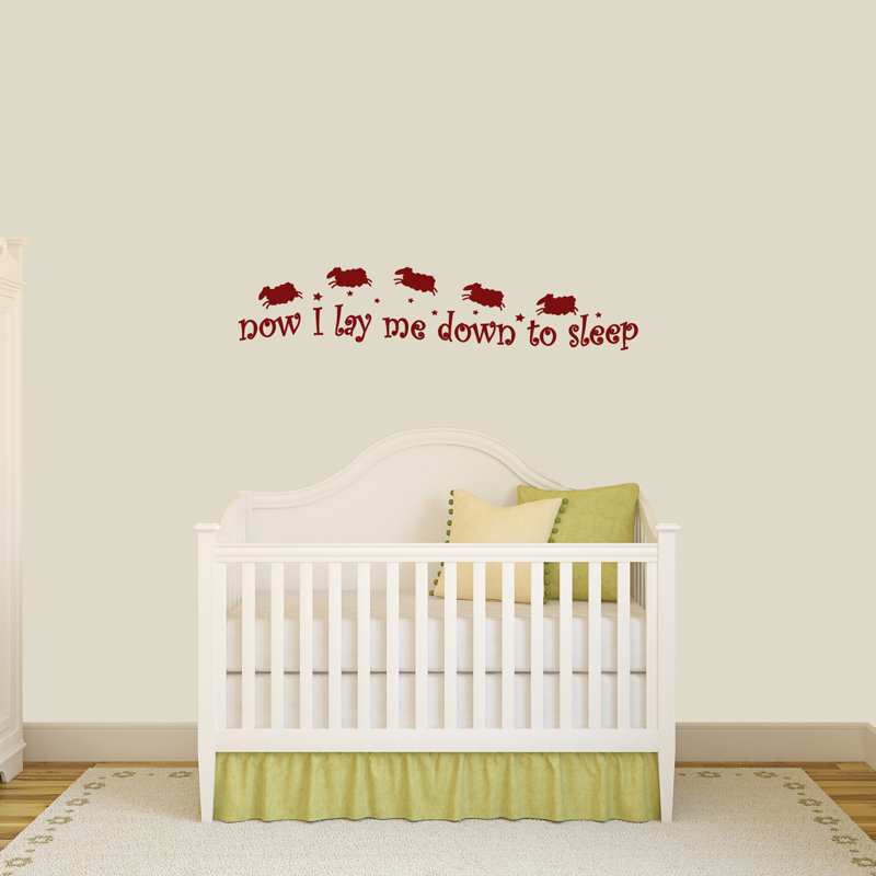 Adhésif décoratif "me me permettant now to sleep", Canneberge