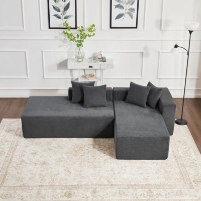 101.5-inch L-shaped modular sofa