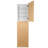 Frontline Shaker Recessed Frameless 2 Door Medicine Cabinet with Adjustable Shelves-72383831