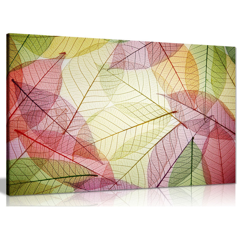 Autumn Leaves - Wrapped Canvas Print, 31cm H x 46cm W