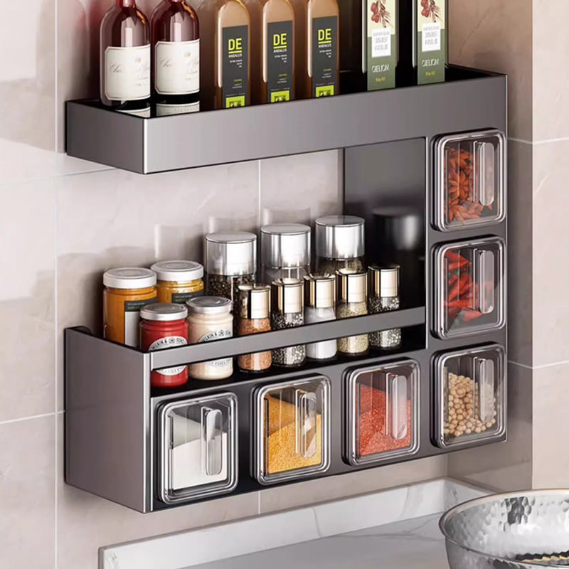 Wall Mounted Required Spice Rack