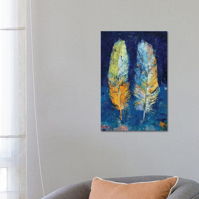 Feathers by Michael Creese - Wrapped Canvas Painting