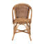 Chaise d'appoint en rotin Charvey