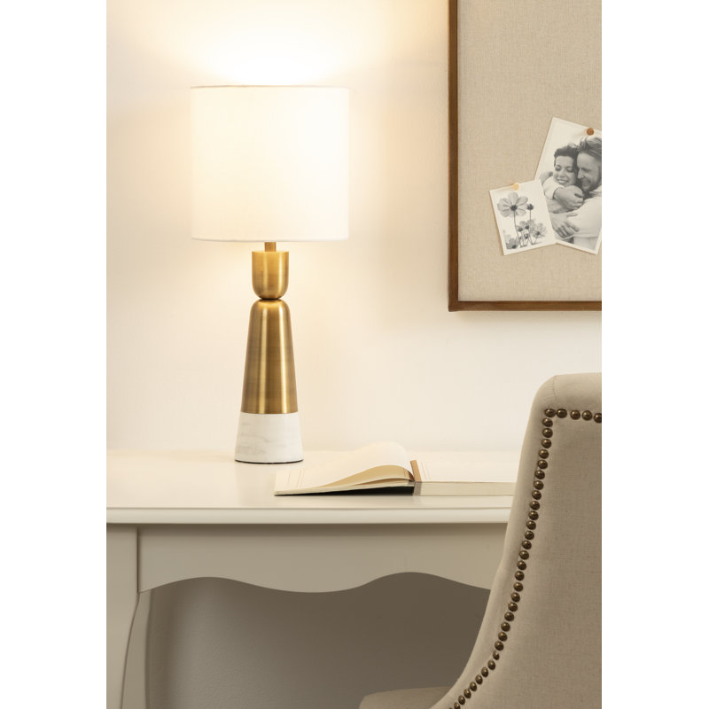 Ceallach Modern Hourglass Bedside Table Lamp