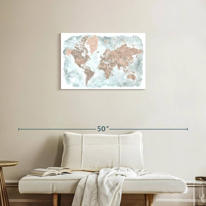 Highly Detailed World Map I