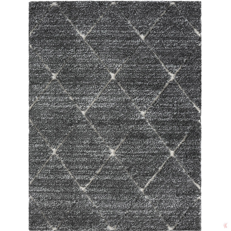 Tapis gris et crème Talas, Rectangle 5 pi x 7 pi