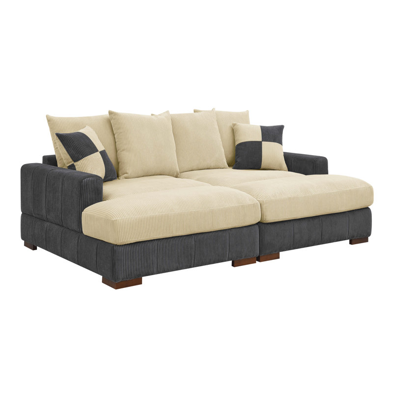 Canapé modulaire Coastal Luxe, Beige/gris