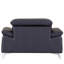 Fauteuil de coin en cuir Necip-1145863097