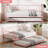 Metal Twin Daybed with Trundle, Steel Frame Space-Saving Sofa Bed for Bedroom, Guest Room, or Office-2000347762
