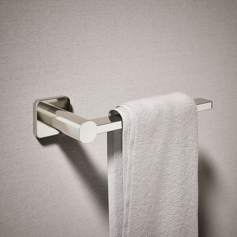 Parallel Towel Arm, Polished Nickel