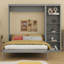 Lit escamotable mural avec tablettes Murphy-606667207