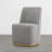 Geelt Upholstered Dining Chairs with Casters-974476004
