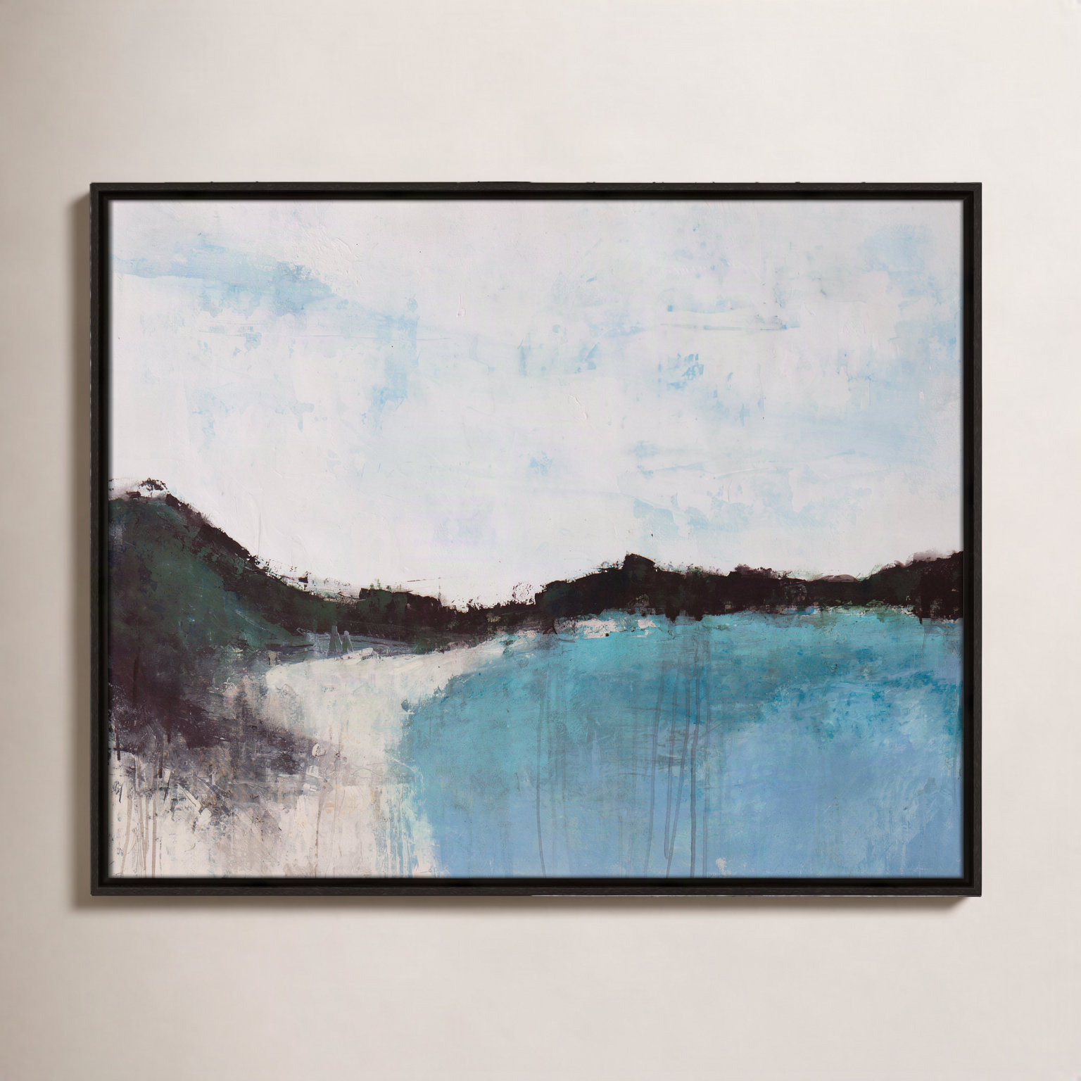 Mountainside Lakeview III Print, 23.5'' H x 29.5'' W x 2'' D, Espresso Framed