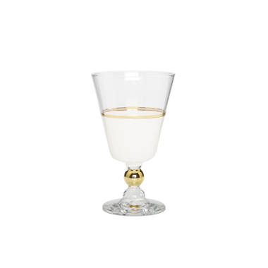 Classic Touch Gold Water Glasses, Set of 6