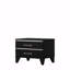 Table de chevet noire