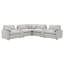 Canapé modulaire inclinable électrique 7 pièces Helsel - gris-122873951