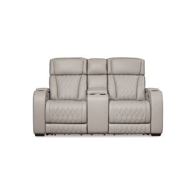 Causeuse inclinable en cuir Boyington
