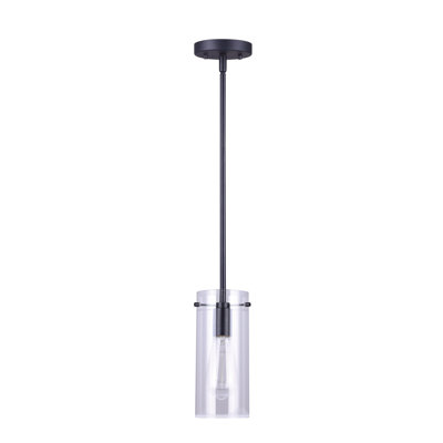Luminaire suspendu cylindrique à 1 lumière Omak