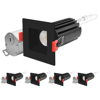 2'' 15 Watt Dimmable Air-Tight IC Rated LED Canless Recessed Lighting Kit