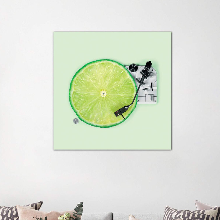 Lemon DJ by Paul Fuentes - Print on Canvas