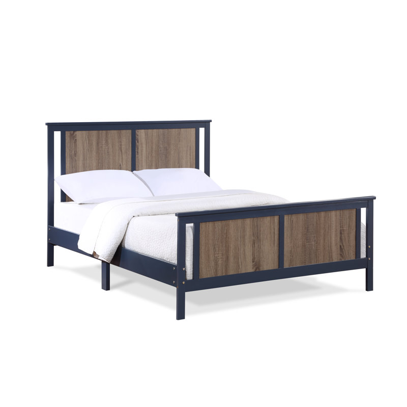Connelly Full Bed and Nightstand Bundle, White, Full/Double