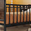 Twin Size Metal Platform Bed Frame With Light, Kids Twin Metal Bed With Upholstered And Pull Out Storage Shelves, Black-997638879