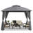 10 Ft. W x 10 Ft. D Iron Patio Gazebo with Arc Shape Top-97002133
