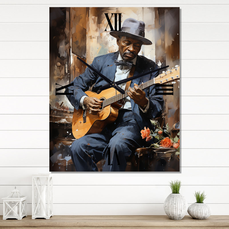 Horloge murale musicale Memphis Blues des États-Unis, Petit
