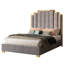 Duncanville Upholstered King Platform Bed, Grey-888954536-888954537