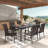 6 - Person Patio Dining Set with Rectangular Table-88110482-88110480