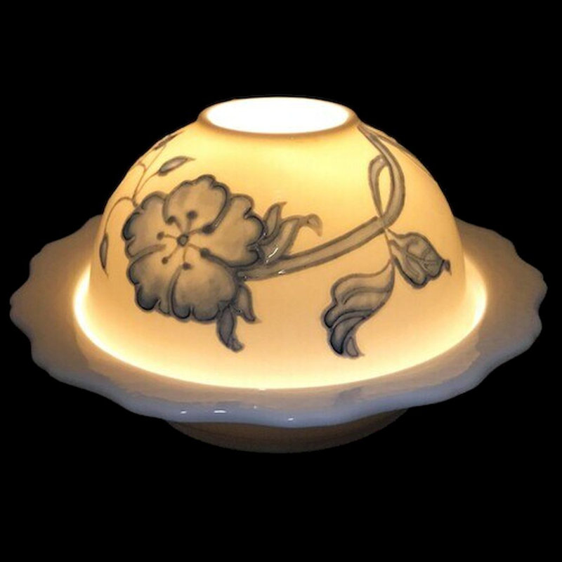 Photophore de table 4,5 po en porcelaine