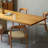 Oak Solid Wood Top Dining Table-98874760