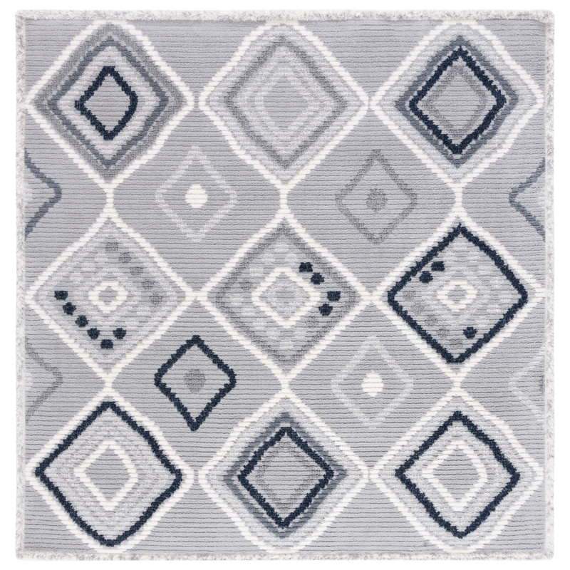 Amaiya Performance Southwestern Rug, Square 6'7"