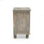 Table de chevet en bois gris antique