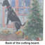 Great Dane Christmas Cookies Glass Cutting Board