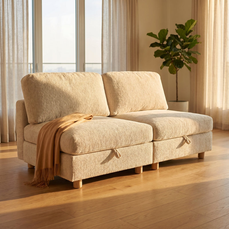 Siège de canapé modulaire, Beige