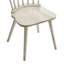 Ensemble de chaises d'appoint 2 pièces, structure en bois massif-1098241752