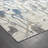ARTWRKS Abstract Area Rug in Blues and Grays-1937393303