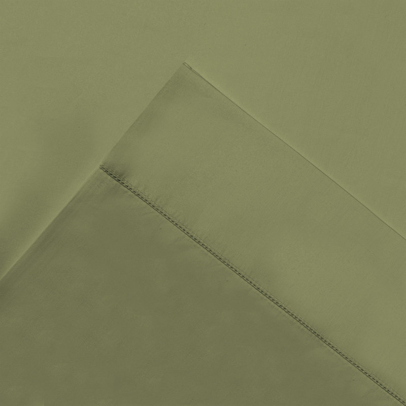 Celeste Home 610 Thread Count Long Staple Cotton Pillow Cases, Standard, Pistachio