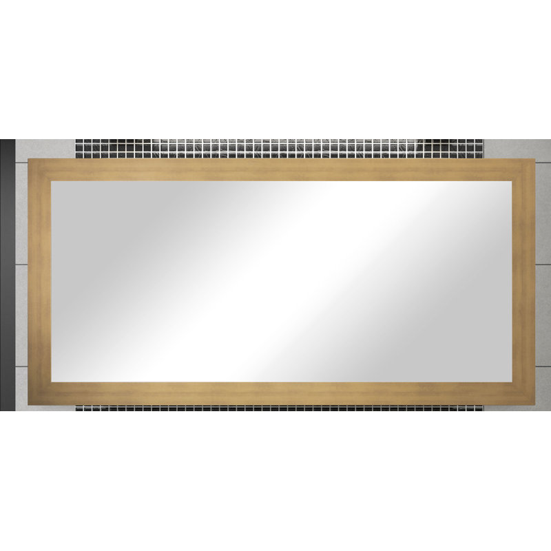 Armone Engineered Wood Flat Mirror, 34.5' x 63.5"