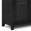 Armoire de rangement basse en bois Cosmopolitan