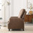 31.1''  Wide Classic and Overstuffed Soft Faux Leather Push Back Recliner with Nailhead Trims-1591826227