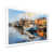 White Single Picture Framed