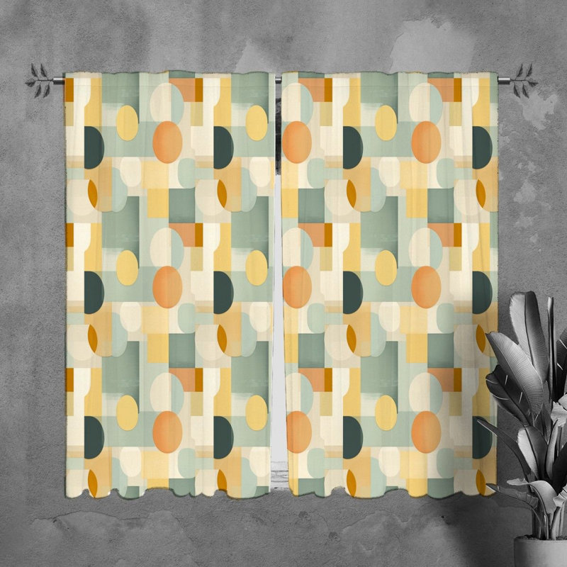 Paire de rideaux obscurcissant en polyester Latesia, L 40 po x L 82 po
