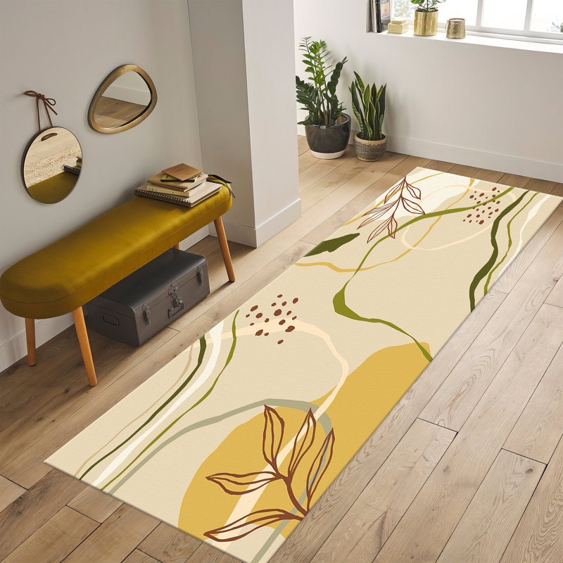 Luxurious Soft Pile Rug with Elegant Floral Design in Vibrant Colors Ideal for Any Room in Your Home, Rectangle 3'11" x 5'11"