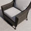 Chaise de patio avec coussins Grondin