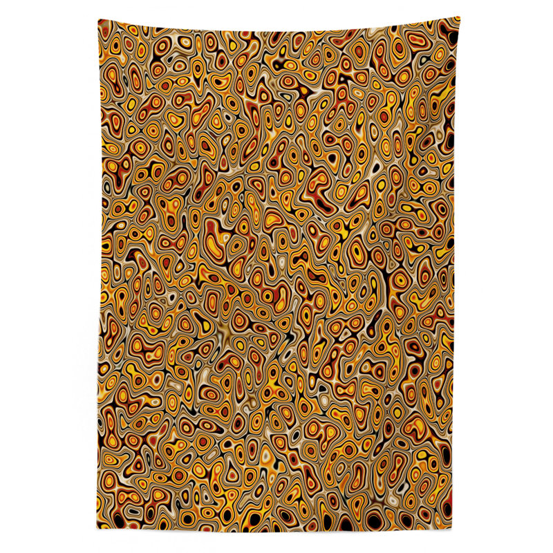 Psychedelic Tablecloth, 84" L x 60" W