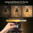 Brown Motion Sensor Dusk to Dawn Outdoor Sconce Lights for House-411008694