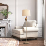 Guardado 59'' Brownwash Traditional Floor Lamp